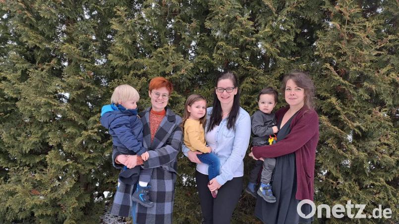 Das neue Leitungsteam der Eltern-Kind-Gruppen bilden (von links) Lisamarie Schmidl, Ann-Kathrin Stein und Sylvia Fiedler. Bild: u