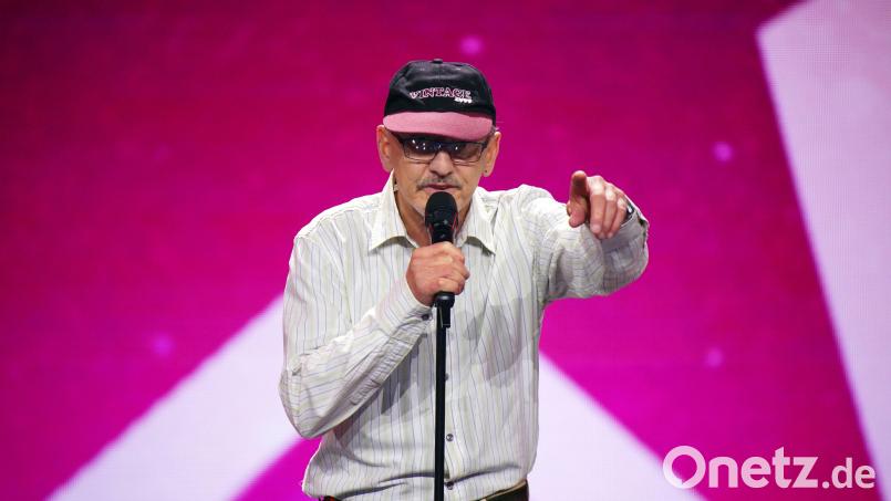 Peter Eckstein bei seinem Auftritt in der RTL-Show „Das Supertalent“. Bild: RTL/Stefan Gregorowius