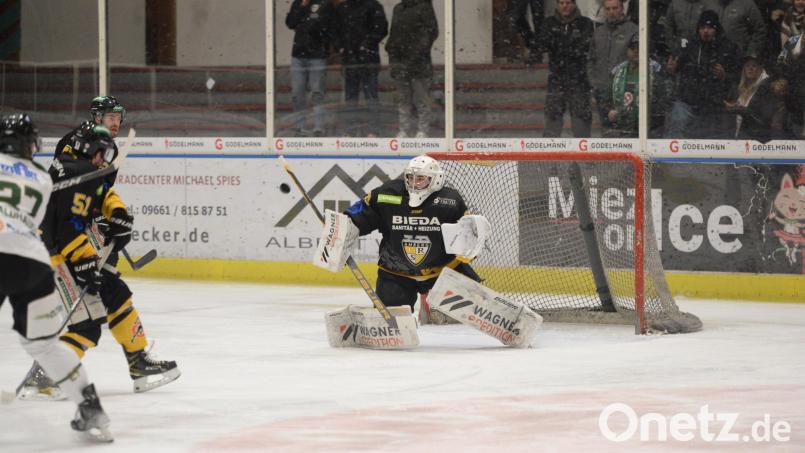 Der ERSC Amberg verliert gegen den TSC Erding. Im ganzen Spiel fiel nur ein Tor – in der 19. Minute. Archivbild: Andreas Brückmann