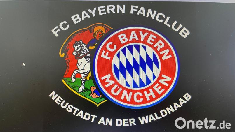 Der Stadtrat von Neustadt/WN lehnt diesen Entwurf für ein neues Logo des örtlichen FC-Bayern-Fanclubs mehrheitlich ab. Die meisten Stadträte bemängeln, dass darauf das Stadtwappen nur zur Hälfte abgebildet ist. Bild: phs