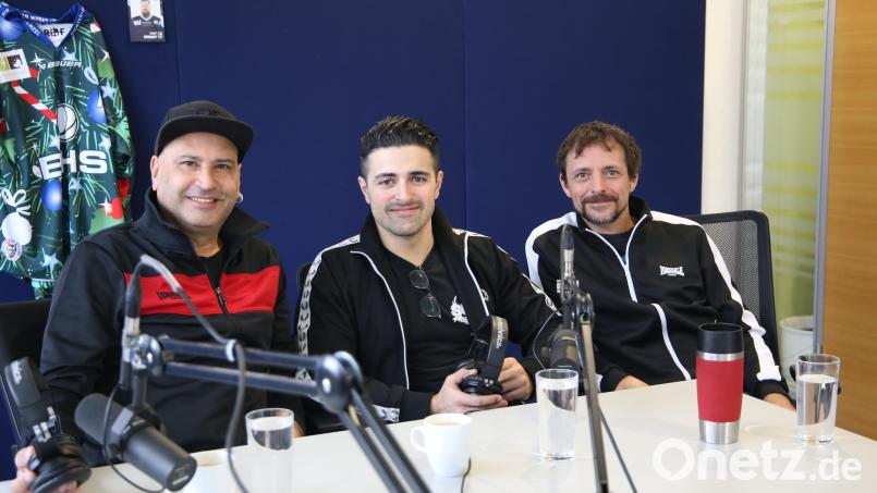 Rob, Joe und Michl von &quot;The Busters&quot; zu Gast beim Podcast &quot;Kulturkiosk&quot;. Bild: olr