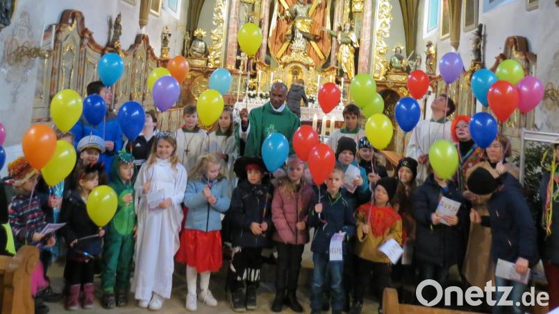 Beim Faschingsgottesdienst in Altendorf geht&#039;s bunt zu. Bild: Schlehuber/exb
