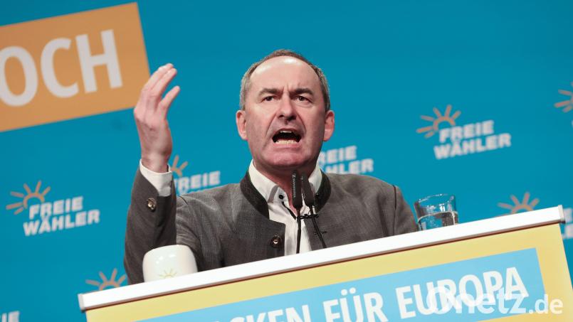 Hubert Aiwanger (Freie Wähler) wetterte am Politischen Aschermittwoch gegen die Politik der Bundesregierung und der Europäischen Union. Bild: Karl-Josef Hildenbrand/dpa
