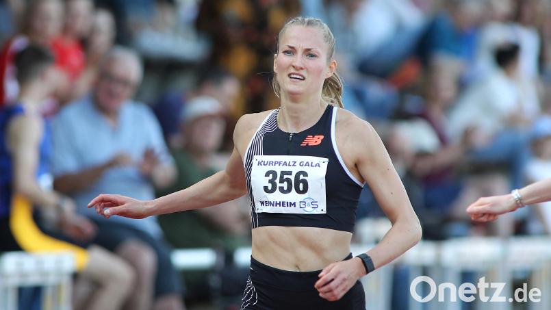 Corinna Schwab kann krankheitsbedingt nicht bei der deutschen Hallenmeisterschaft der Leichtathleten starten. Bild: Ralf Görlitz