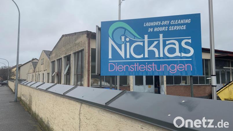 Das Areal der ehemaligen Wäscherei &quot;Nicklas&quot; in Grafenwöhr steht zum Verkauf. Bild: Stefanie Roth