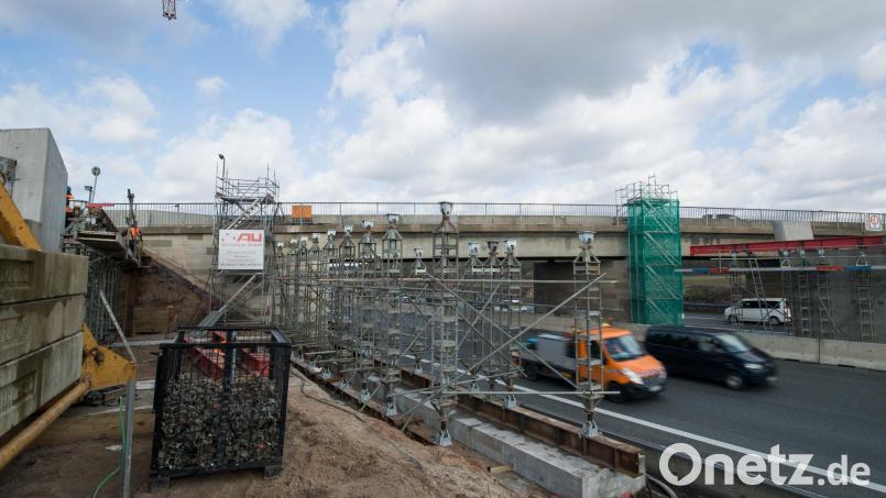 Eine Baustelle in Folge des Ausbaus der Autobahn 3. Symbolbild: Daniel Karmann