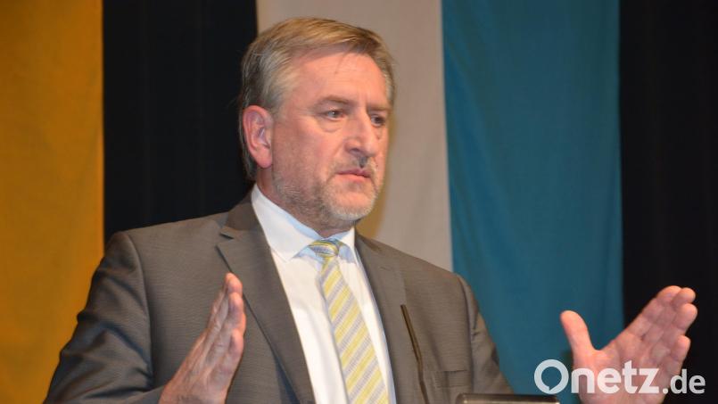 BBV-Präsident Günther Felßner gab sich in seiner Rede in Erbendorf kämpferisch. Bild: jr