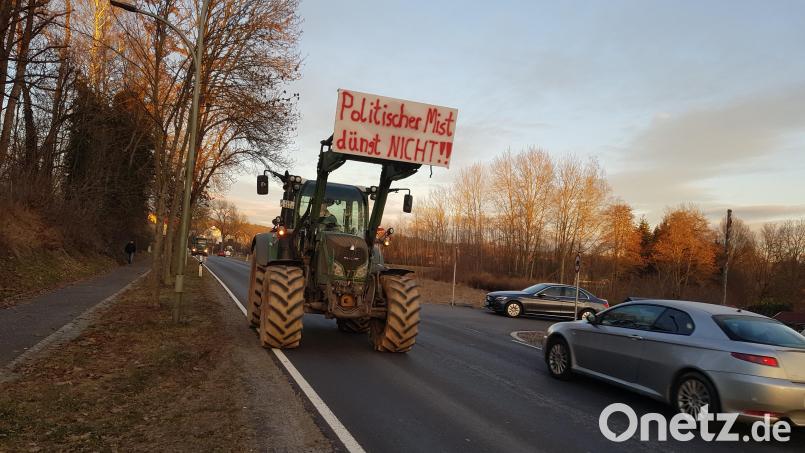 Mit Traktoren werden am Mittwoch auch in Weiden und im Landkreis Neustadt zahlreiche Autobahnauffahrten blockiert. Archivbild: Benkhardt