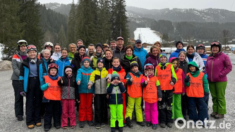 Viel Spaß auf den Skiern hatten die kleinen und großen Brettelfans bei der Familienskifahrt des Skiclubs Pistenschwinger Gössenreuth. Bild: mor