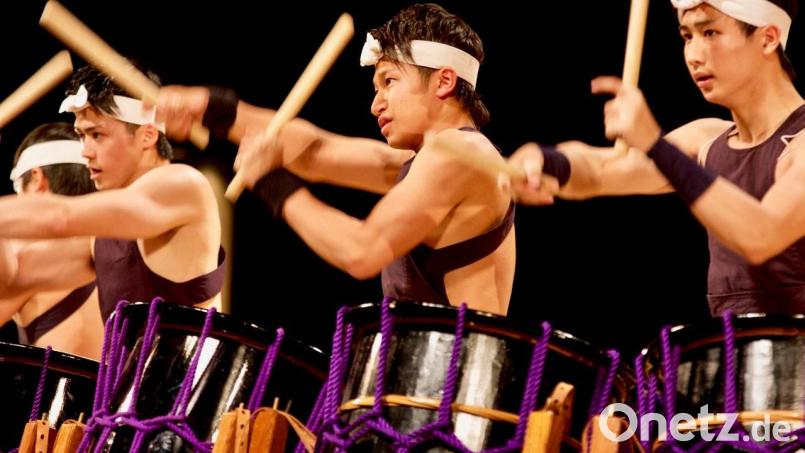 Kokubu – The Drums of Japan heißt die Show, die am 2. März ins Amberger Congress-Centrum kommt. Bild: Michael Schweiger/exb