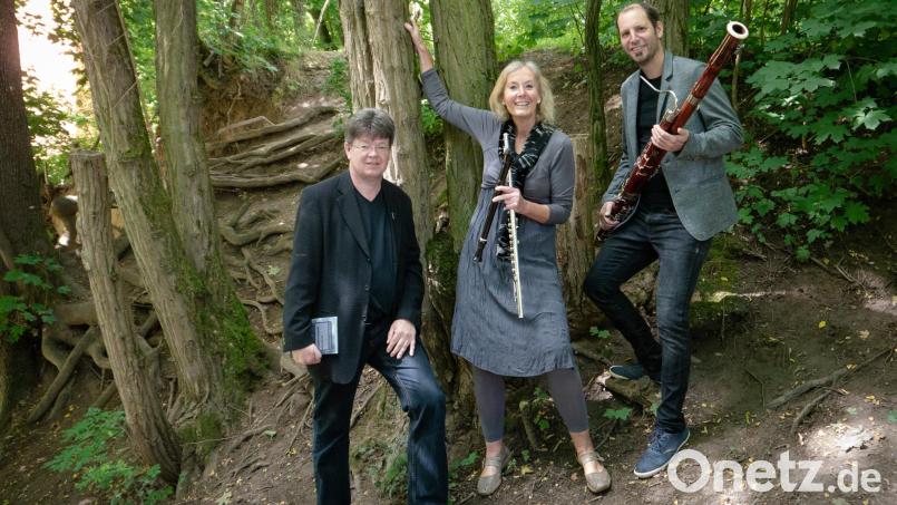 Rolf Stemmle, Susanne Hoffmann und Benedikt Dreher. Bild: Laura Kopold/exb