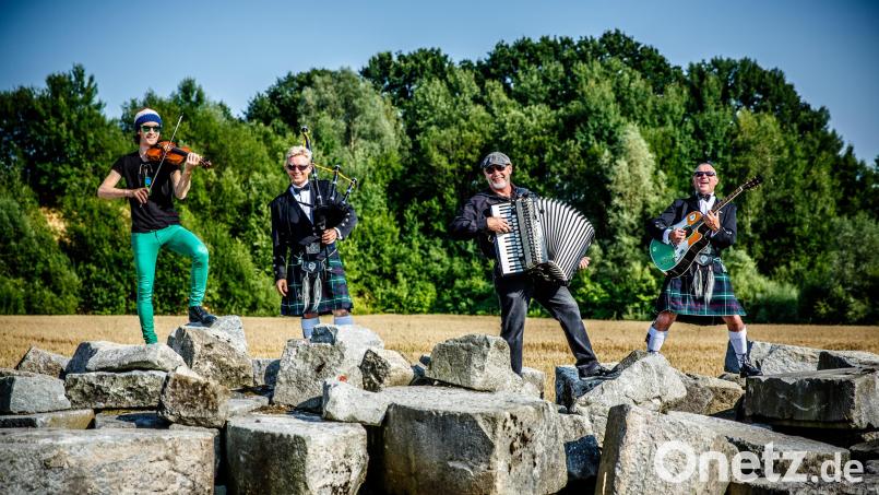 Die niederbayerische Band MacC&amp;C Celtic Four kommt nach Amberg. Bild: Carlos Steinbeisser/exb