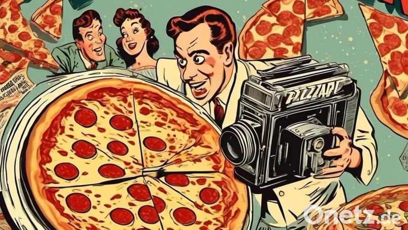 Irgendwie sind Film und Pizza doch eine Einheit. Das beweist sich einmal mehr am Sonntag, 3. März, um 17 Uhr in der Pizzeria ZapZap in Amberg. Grafik: cim