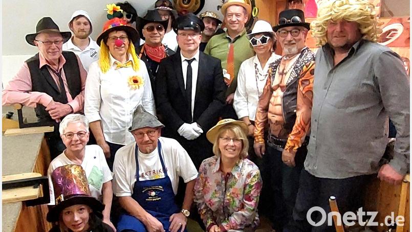 Unter den 21 Mitgliedern, die beim Faschingsschießen des Schützenvereins Illschwang mitmachten, waren auch etliche Maschkerer. Bild: no