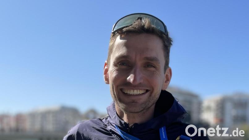 Erik Hille absolvierte den Marathon im spanischen Sevilla in 2:14:25 Stunden. Bild: Maximilian Hille/exb