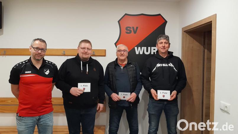 Vorsitzender Andreas Fütterer, Bastian Reiser, Franz Witt und Harald Franz (von links). Bild: tok