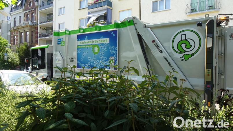 In Mainz ist bereits ein mit Wasserstoff betriebener Lkw eines Müllentsorgers unterwegs. Etwas ähnliches können sich die Wasserstoffstrategen der Nordoberpfalz auch in der Region um Waldnaab, Pfreimd und Wondreb vorstellen. Bild: ui
