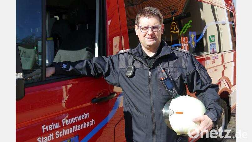 Feuerwehrmann mit Leib und Seele, der für seine Verdienste, insbesondere um den Katastrophenschutz, am Donnerstag in München mit dem bayerischen Verfassungsorden ausgezeichnet wird: Michael Werner, Kommandant der Schnaittenbacher Feuerwehr. Bild: wfw