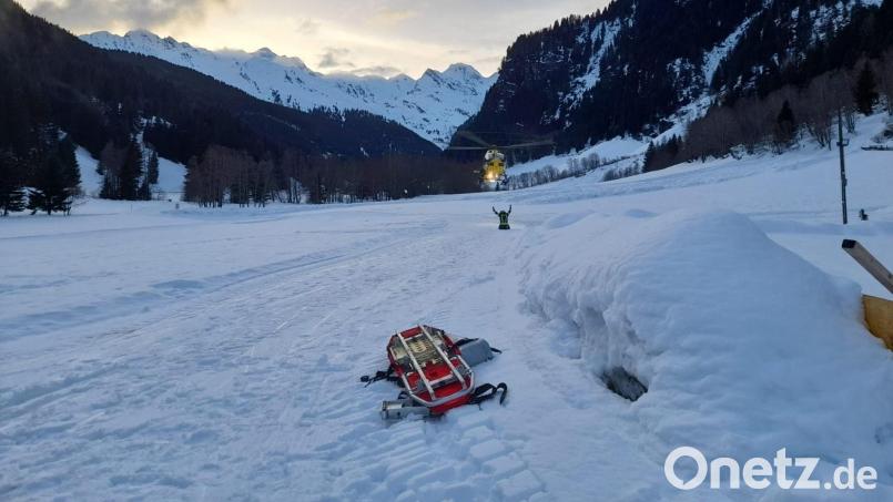 Einsatz der italienischen Bergrettung in der Nähe von Ratschings. Eine deutsche Gruppe wurde von einer Lawine erfasst. Bild: -/ Soccorso Alpino/dpa