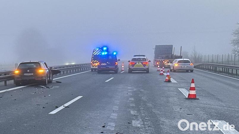 Am Montag kam es auf der A6 bei Amberg-Süd zu einem Unfall. Bild: Kreisbrandinspektion Amberg-Sulzbach