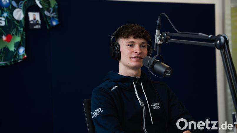 Tom Schwarz im Podcast-Studio von Oberpfalz-Medien Bild: Graf, Jakob