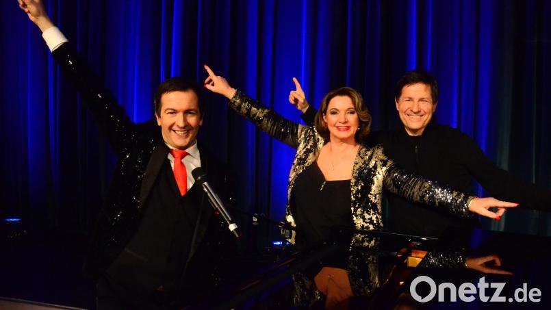 Die Udo-Jürgens-Story mit Alex Parker, Gabriela Benesch und Regisseur Erich Furrer. Bild: Kunz