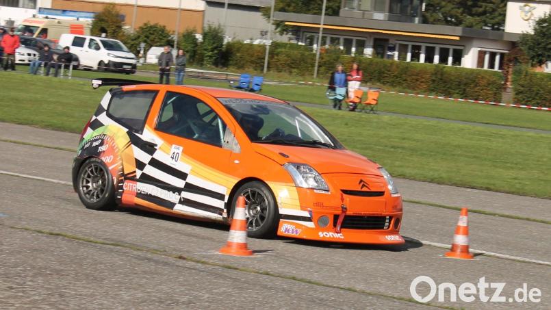 Sven Seidel wird mit einem Citroen C2 an der deutschen Slalom-Meisterschaft teilnehmen. Bild: Dietrich