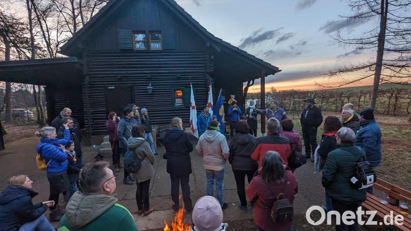 GSG Rosenberg und BdP Stamm Graf Gebhard luden Pfadfinderbegeisterte auf die Bernrichter Hütte ein. Bild: Rudi Eckl/exb