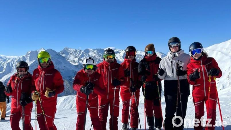 Die DJK-Ski-Übungsleiter bei der Abschlussfahrt im Zillertal. Bild: DJK Falkenberg/exb