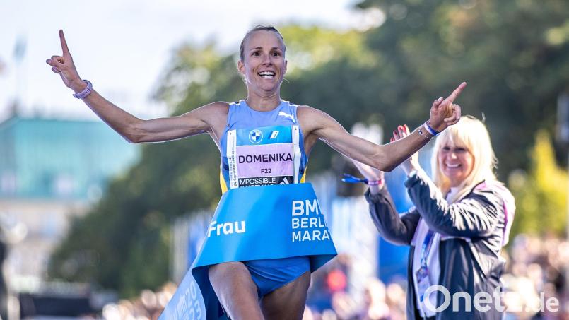 Domenika Mayer läuft in Berlin ihre persönliche Marathon-Bestzeit. Archivbild: Andreas Gora/dpa