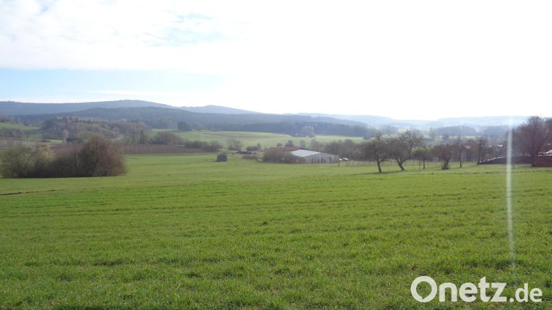 Das neue Baugebiet &quot;Sandbergl&quot; liegt zwischen der Staatsstraße nach Schneeberg und der Frauenstraße Richtung Windhals. Bild: amö