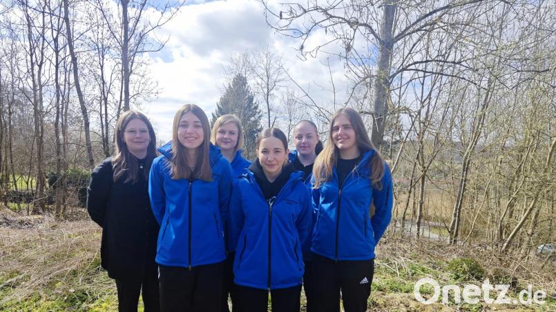 Das junge Kastler Team kann mit dem 3. Platz in der Landesliga Gewehr durchaus zufrieden sein: (von links) Mannschaftsführerin Sabine Schwarz, Eva Merkl, Johanna Pühl, Stella Matt, Marie Miedl und Silvia Neukam. Bild: rwo