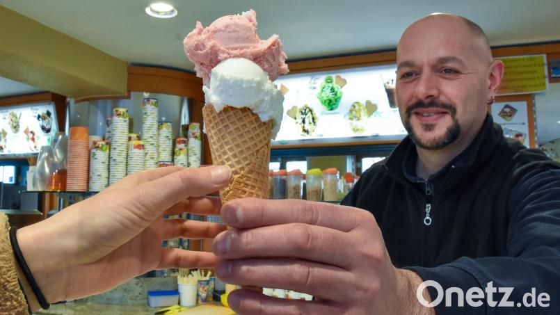 Die Eisdiele Europa von Simone Bittus in Sulzbach-Rosenberg hat schon seit dem 14. Februar geöffnet. Bild: Stephan Huber