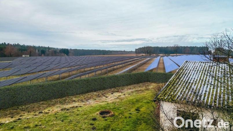 In einem Bürgerantrag haben 159 Einwohner von Holzhammer für die geplante Freiflächen-Photovoltaikanlage einen Mindestabstand von 150 Meter gefordert. Bild: e