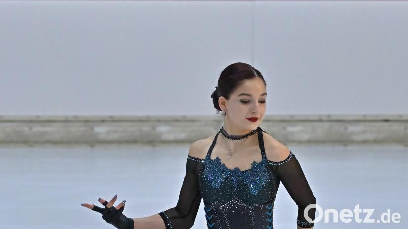 Valentina Andrianova aus Neusorg gewann den Deutschlandpokal im Eiskunstlauf. Archivbild: Sacher/exb