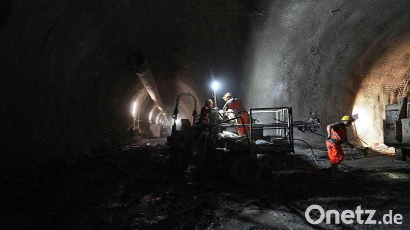 Auf der Baustelle des Brennerbasistunnels ist es zu einem tödlcihen Unfall gekommen. Bild: Angelika Warmuth/dpa
