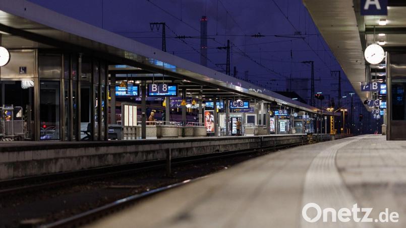 Bahnsteige am Hauptbahnhof in Nürnberg. Bild: Daniel Karmann/dpa