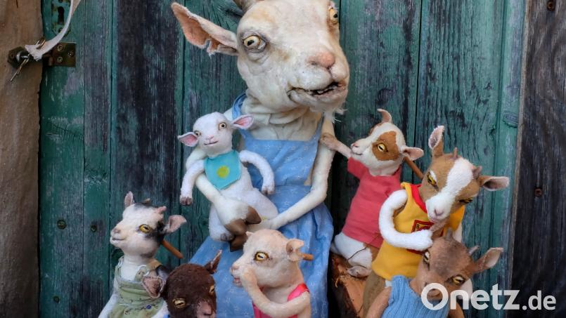 Das Puppentheater mit Schauspiel &quot;Herr Wolf und die sieben Geißlein&quot; gastiert in Amberg. Bild: Mechtild Nienaber/exb