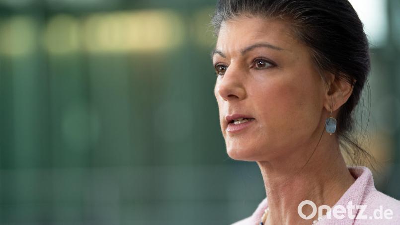 Die Abkehr vom Verbrenner-Aus? Sahra Wagenknecht schlägt eine &quot;neue Verbrennergeneration&quot; vor. Bild: Jonathan Penschek/dpa