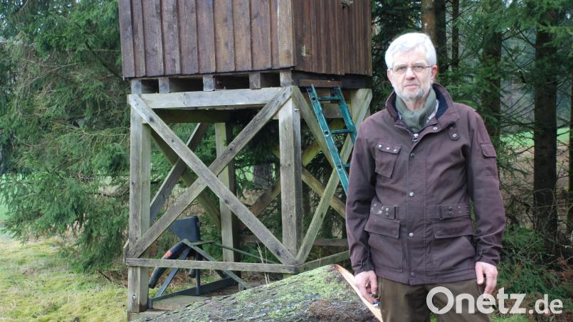 Ernst Lang, Wolfsbotschafter für die Nordoberpfalz:: &quot;Ich freue mich über jeden Wolf, den ich zu sehen bekomme!&quot; Bild: cvl
