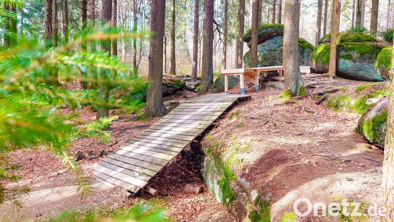 Die Downhill-Strecke am Ochsenkopf ist zurzeit nur im unteren Bereich befahrbar. Wegen der fehlenden Seilbahn findet man aber auch dort kaum Biker. Bild: Thomas Geißler/fph