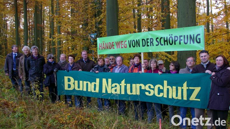Die Rettungsmaßnahmen am Teichelberg gegen den Abbau des Urwaldes war eines der größten Projekte des BN im Landkreis Tirschenreuth. Bild: Bund Naturschutz Landkreis Tirschenreuth