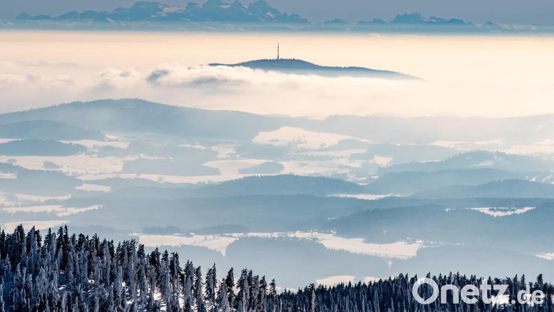 Auf dem Großen Arber im Bayrischen Wald kann es in der kommenden Woche wohl wieder Schnee und Eis geben. Bild: Armin Weigel