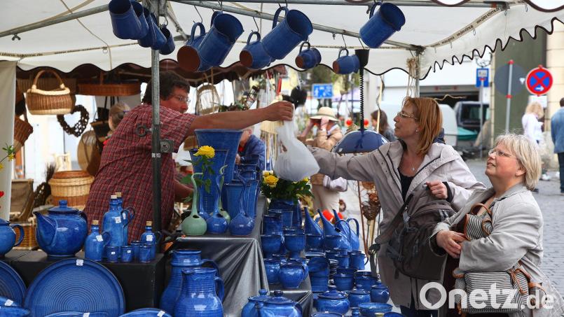 In Amberg findet am Wochenende 27./28. April wieder der Krüglmarkt statt – nach dem Wechsel des Veranstalters allerdings mit einem etwas anderen Konzept als bisher. Archivbild: Wolfgang Steinbacher