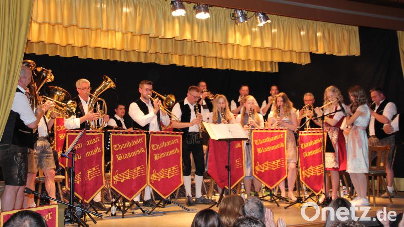 Die Thanhauser Blasmusik bot ein imposantes Konzert. Bild: kro