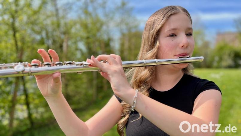 Emilia Nickl, Schülerin der Musikschule Vierstädtedreieck in Eschenbach, erreicht im Landeswettbewerb &quot;Jugend musiziert&quot; im März dieses Jahres Platz drei. Bild: Gabi Schönberger