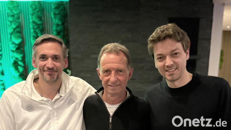 Der neue Vorstand (von links): Pius Eichlinger, Vorsitzender Norbert Henn und Sebastian Wagner. Bild: Alexandra Eichlinger/exb