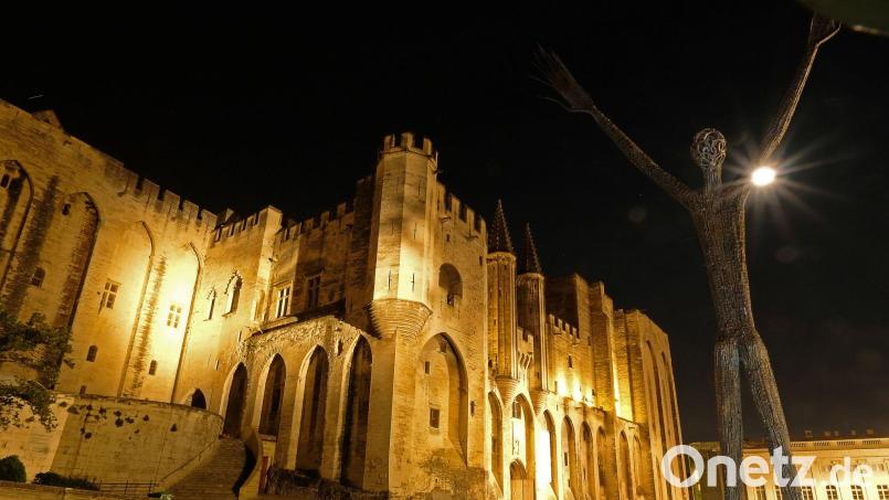 Der Papstpalast in Avignon. Bild: Boris Horvat/AFP/dpa