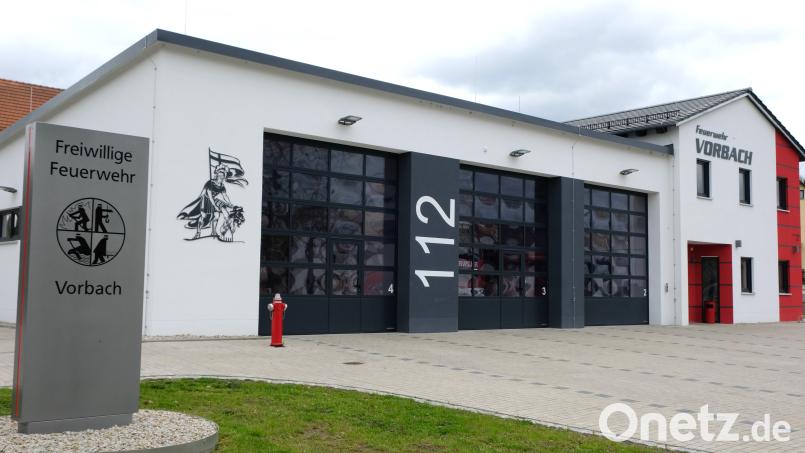 Das neue Vorbacher Feuerwehrhaus steht seit 2023. Heuer wird wie geplant der barrierefreie Zugang ergänzt. Archivbild: do