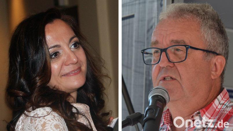 Margit Bayer und Toni Dutz sind in der Kreistagssitzung aneinandergeraten. Archivbilder: wro/jr